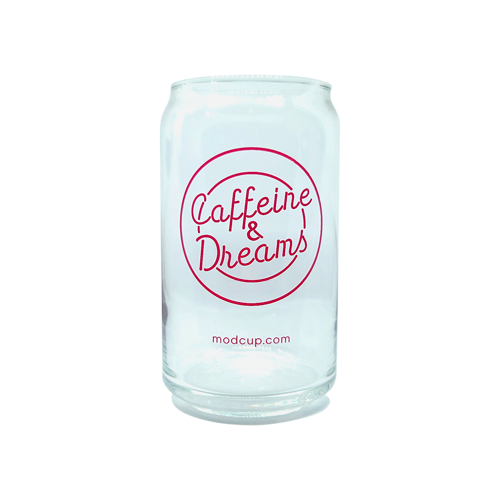 modcup - Caffeine & Dreams Can-Glass